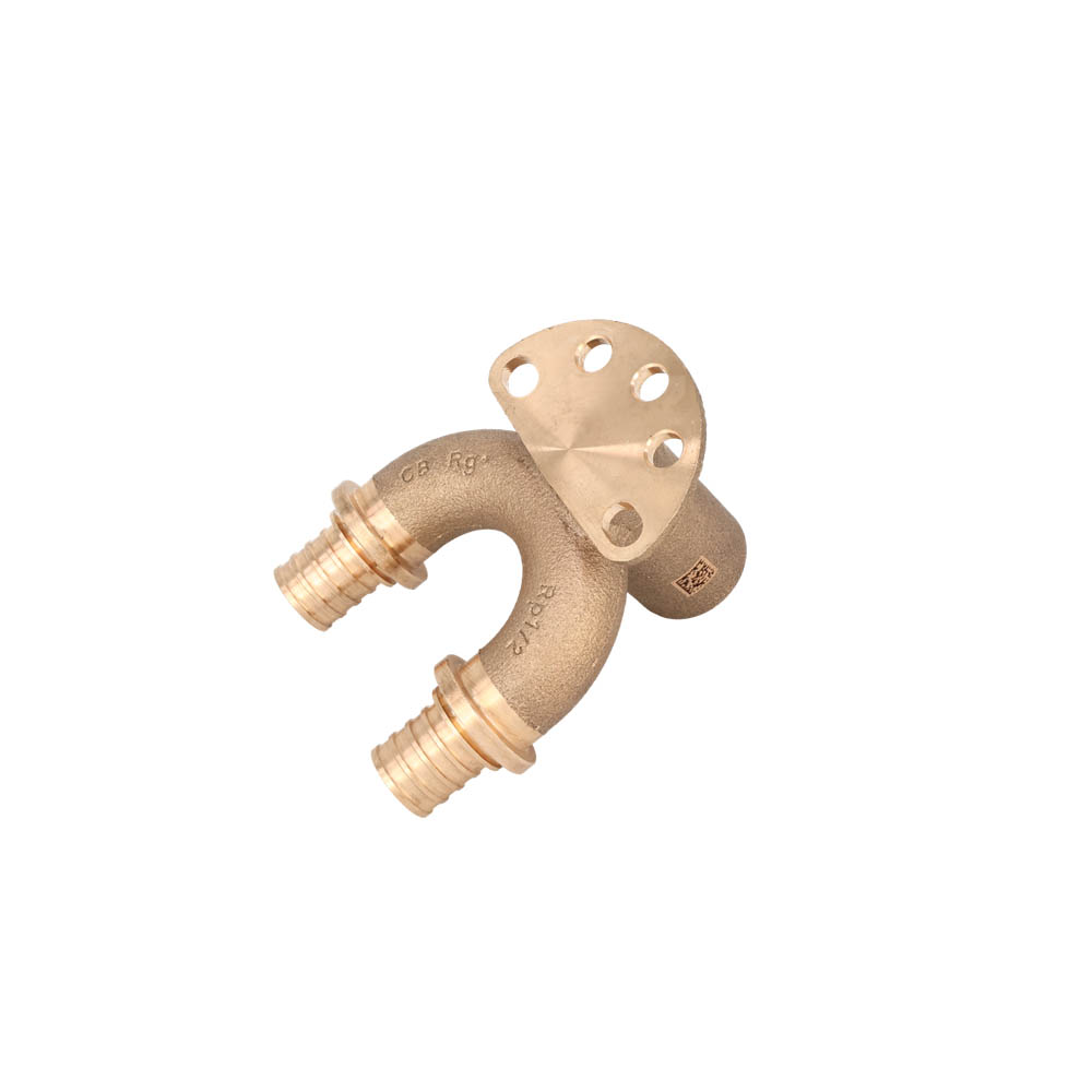 Проточный настенный угольник Рехау 16/16-Rp 1/2 короткий RX+ (14564033001)